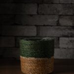 Handwoven basket pot large